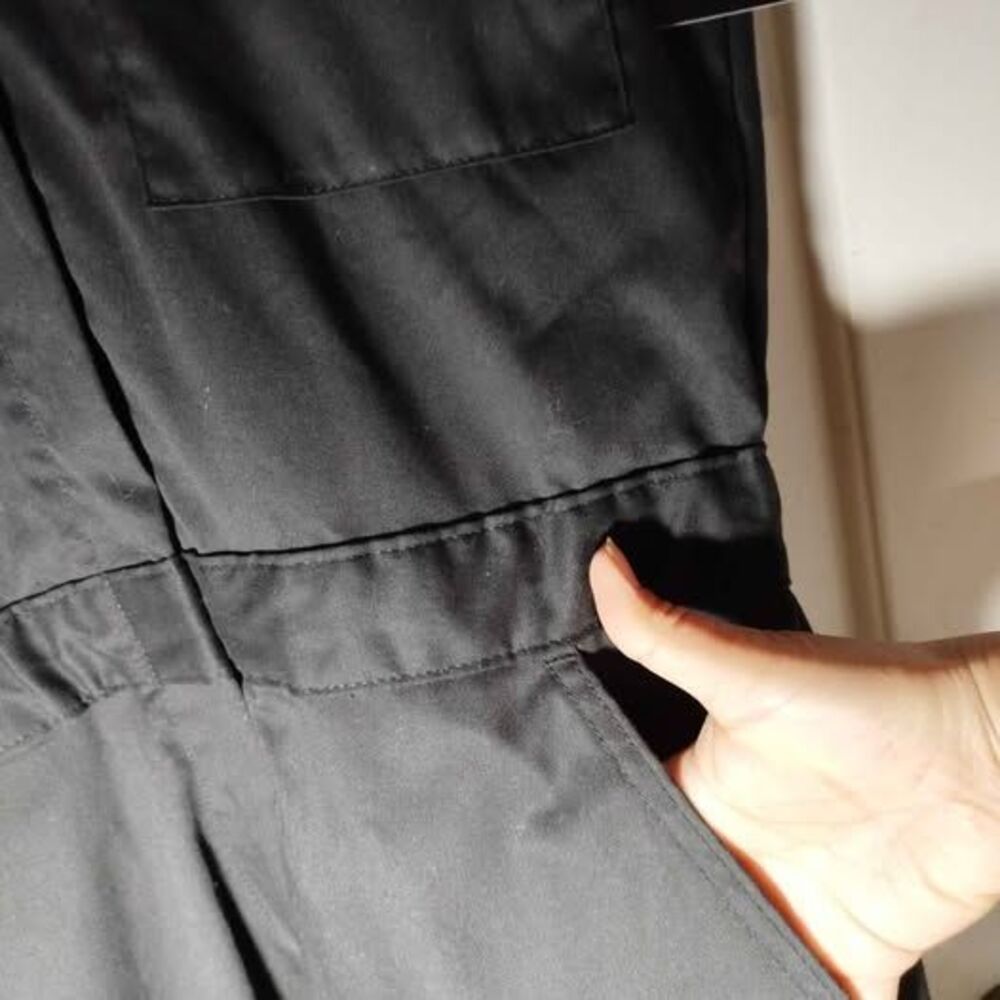 Dickies Women Coveralls Navy Blue Short Sleeve Workwear Jumpsuit S/M - Picture 5 of 9